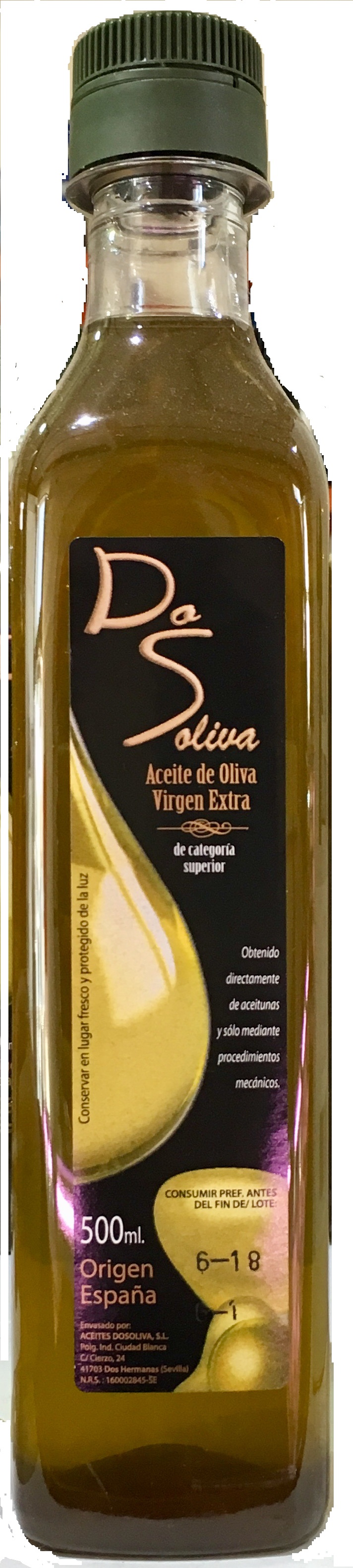 ACEITE OLIVA VIRGEN DOSOLIVA 500ML