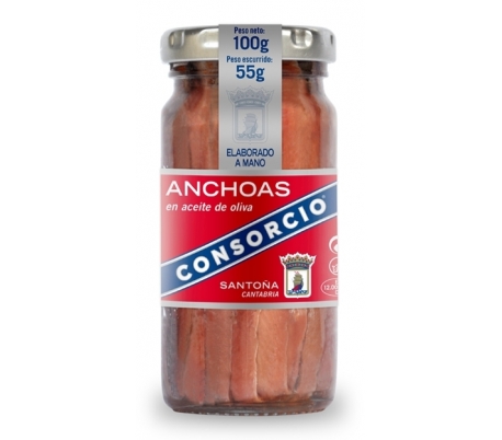 ANCHOA ACEITE OLIVA (100-55) CONSORCIO