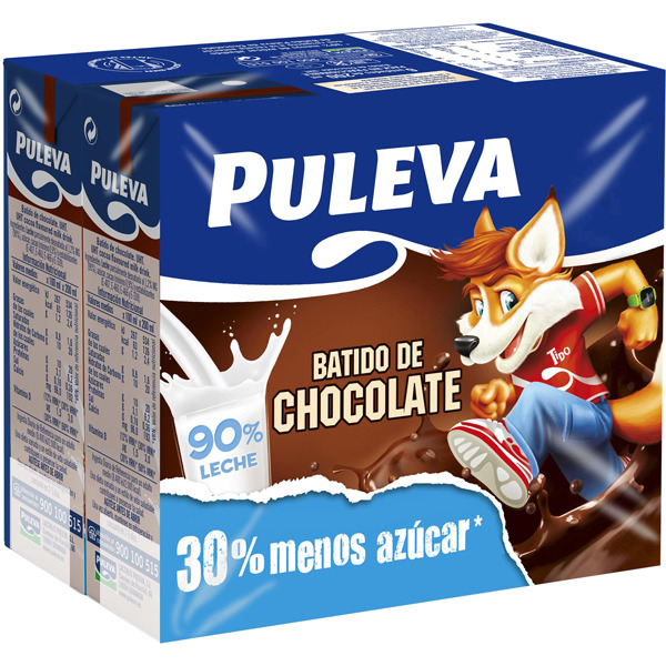 BATIDO CACAO PULEVA PACK-6 200ML MBRIK