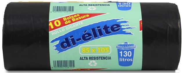 BOLSA BASURA 85X105 ECOPLASTIC ORO (10U)