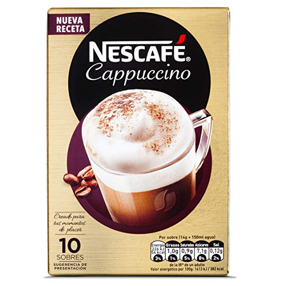 CAFE NESCAFE CAPUCCHINO 10 SOBRES