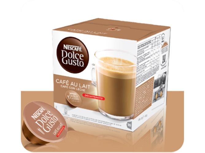 CAFE NESCAFE DOLCE GUSTO CAFE LECHE DESCAF 16 CAP