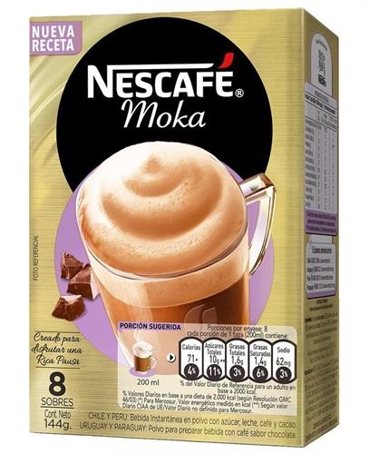 CAFE NESCAFE MOCHA 8 SOBRES