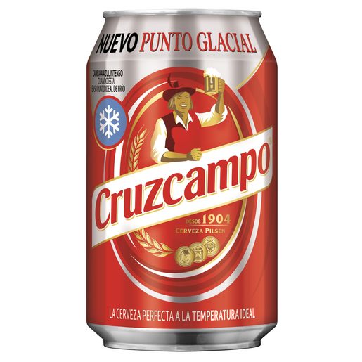 CERVEZA CRUZCAMPO LATA 33CL PACK-8(1U)