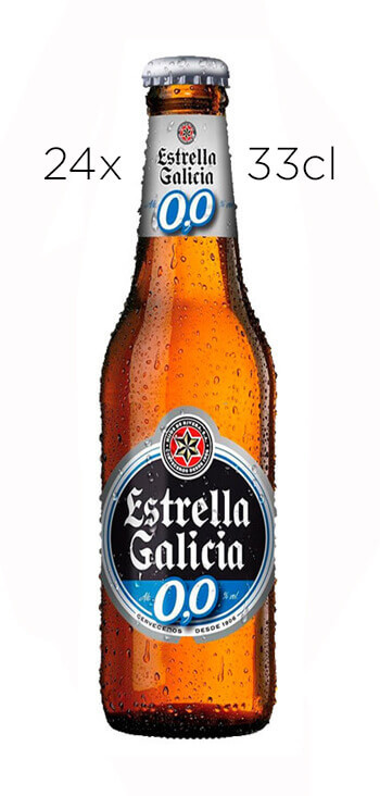 CERVEZA ESTRELLA GALICIA 0.0 1/3 RT