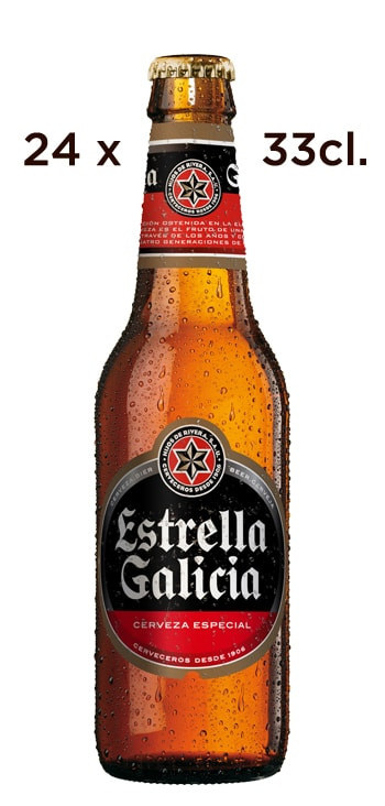 CERVEZA ESTRELLA GALICIA 33CL 1/3 RT