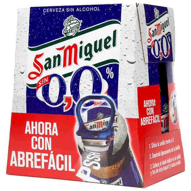 CERVEZA SAN MIGUEL S/ALC 0,0% PACK-6U (1)