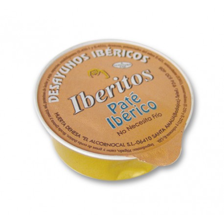 CREMA PATE IBERICO IBERITOS PORCION 45U