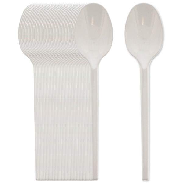 CUCHARILLA PLASTICO BASIC 100U