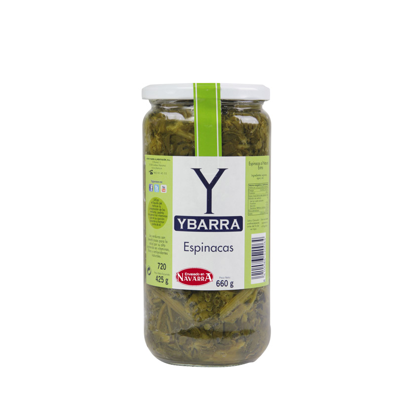 ESPINACAS YBARRA BOTE 660G