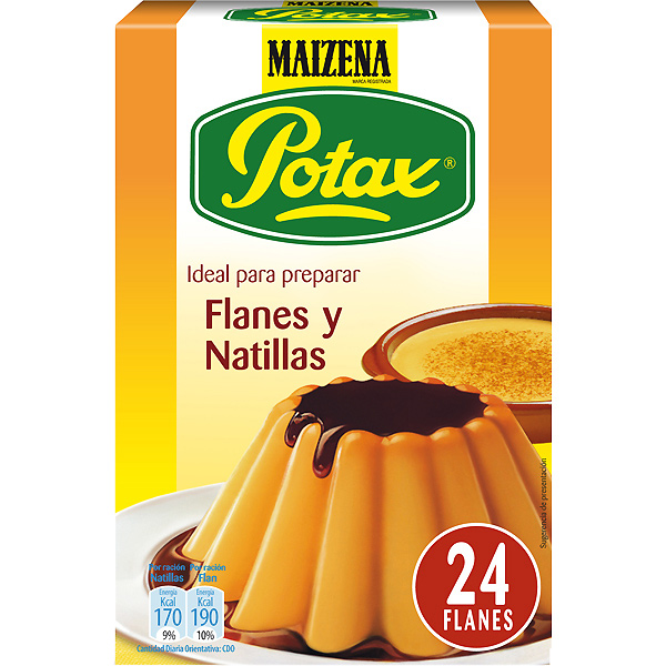 FLANES Y NATILLAS POTAX (6SOBRES) MAIZENA