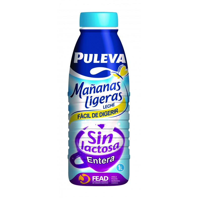 LECHE MAÑANAS LIGERAS ENTERA PULEVA 1L