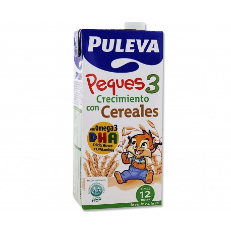 LECHE PULEVA PEQUES 3 CEREALES 1L