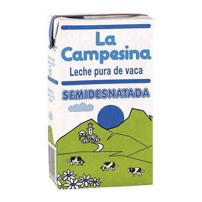 LECHE SEMI 1L LA CAMPESINA