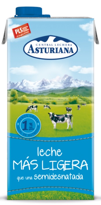 LECHE SEMI LIGERA ASTURIANA 1L