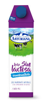 LECHE S/LACTOSA SEMIDESNATADA ASTURIANA 1L