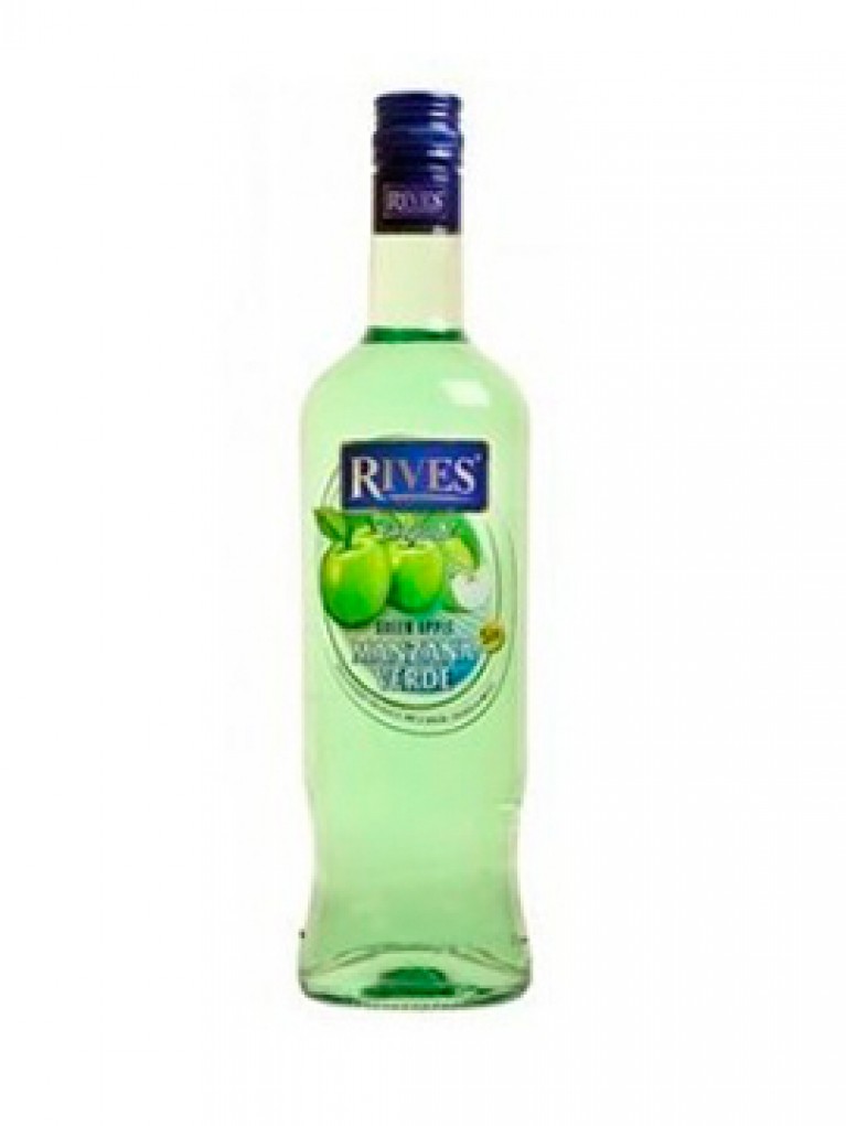 LICOR MANZANA VERDE RIVES SIN 70 CL