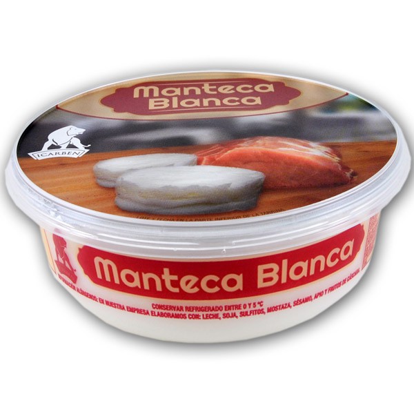 MANTECA BLANCA 250GR ICARBEN