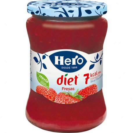 MERMELADA FRESA S/AZUCAR 280G HERO