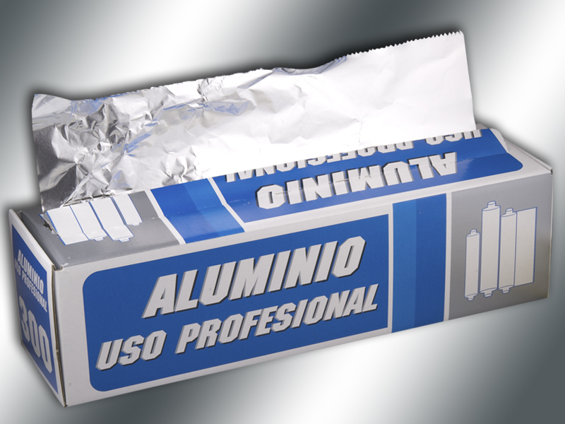 PAPEL ALUMINIO 30/300 INDUSTRIAL PLATA