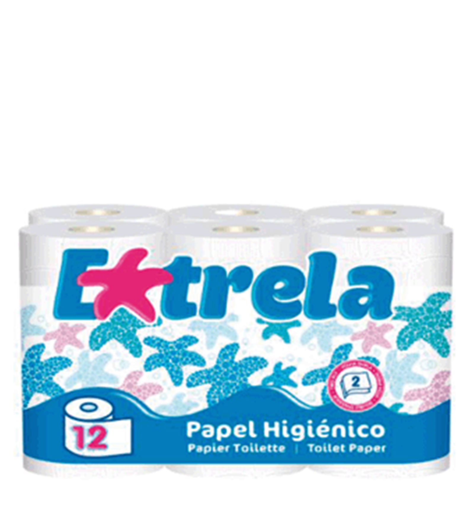 PAPEL HIGIENICO ESTRELA (12U) AMOOS