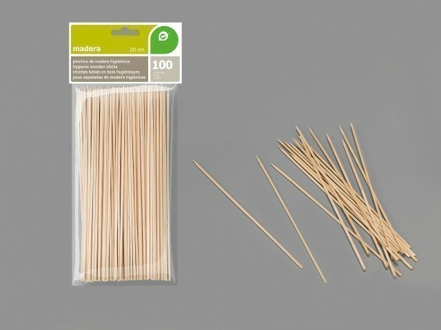 PINCHOS MADERA (100U) UNIC