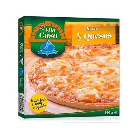 PIZZA 4 QUESOS  LA MIA CASA 360GR