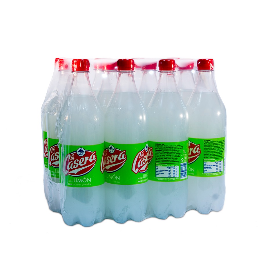 REFRESCO CASERA LIMON 1L PVC 12 U