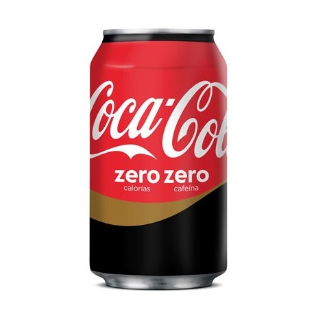 REFRESCO COCA COLA ZERO ZERO S/CAF LATA PACK-8(1U)