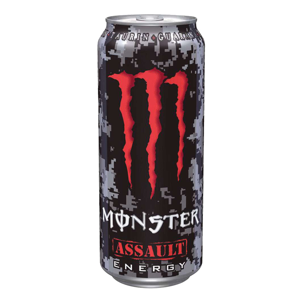 REFRESCO ENERGETICO MONSTER ROJO ASSAAULT 500ML 1U