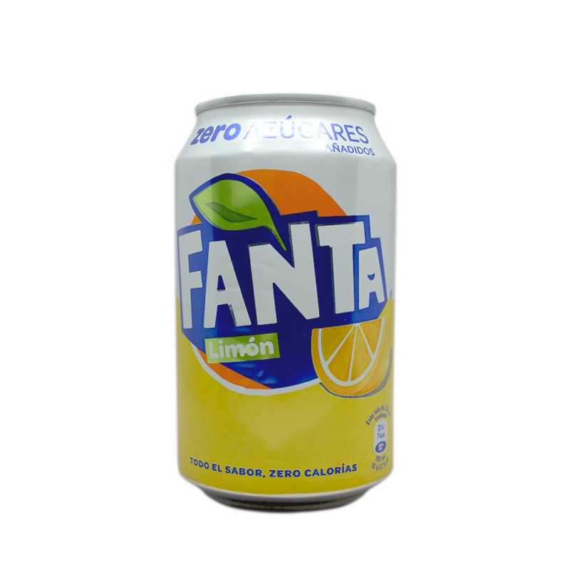 REFRESCO FANTA LIMON ZERO LATA PACK-8