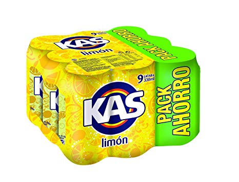 REFRESCO KAS LIMON LATA 33CL PACK-9