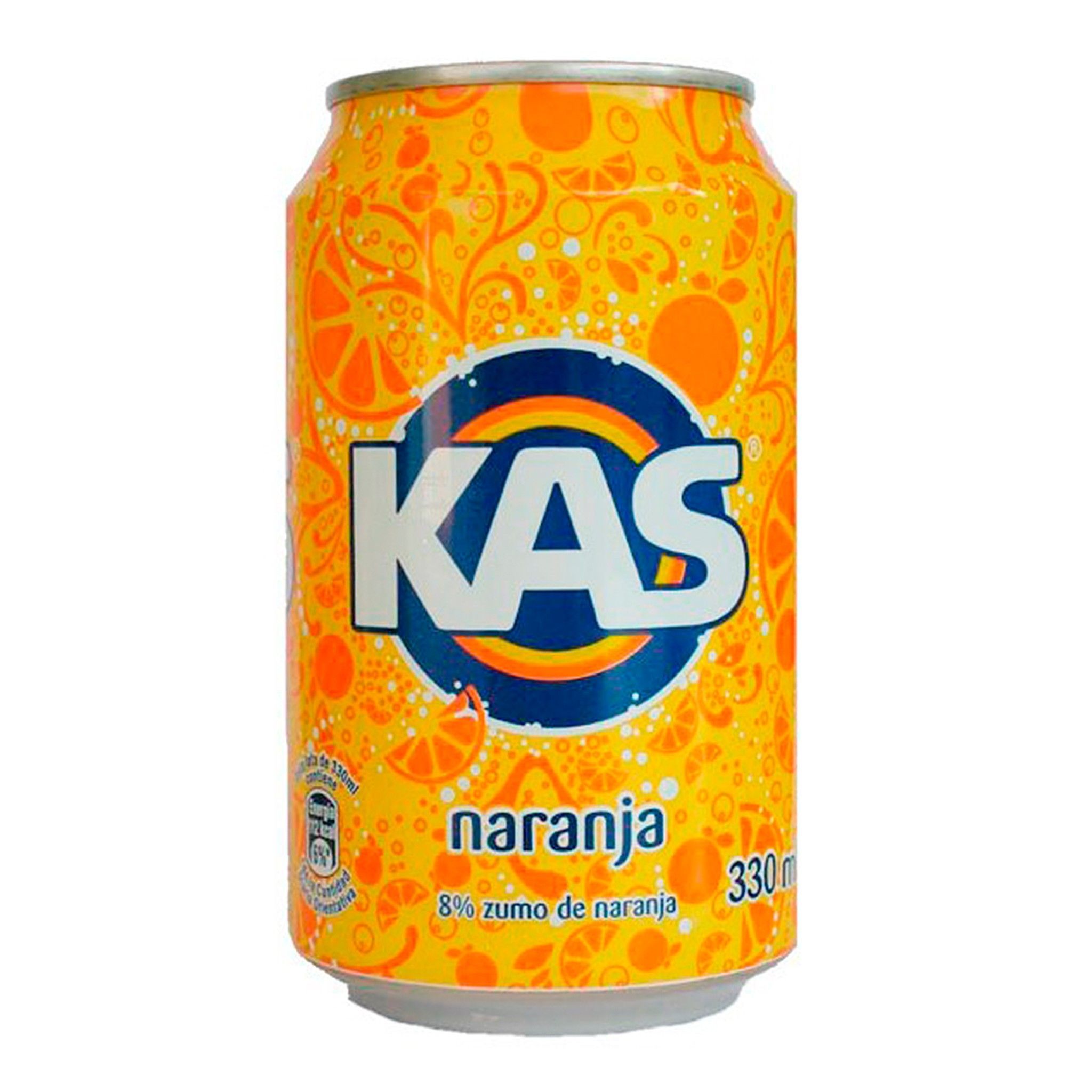 REFRESCO KAS NARANJA LATA PACK-8(1U)