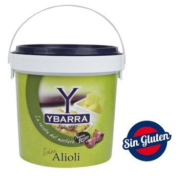 SALSA ALIOLI YBARRA CUBO 1,800 KG