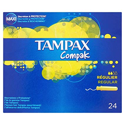 TAMPAX COMPAK REGULAR 24U