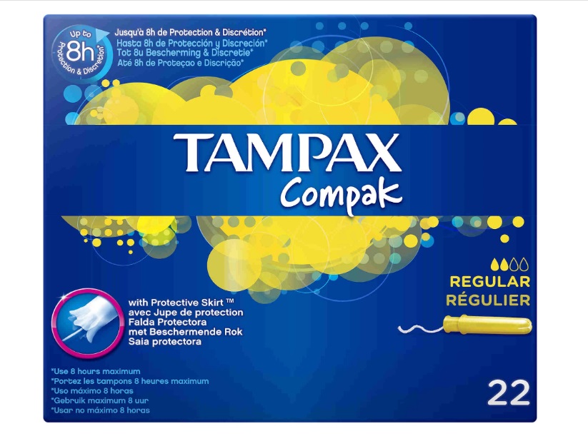 TAMPONES TAMPAX COMPAK REGU(22U)