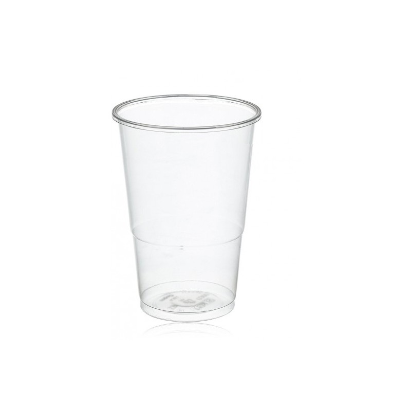 VASO PLASTICO TRANS 330 (50U) CERVEZA