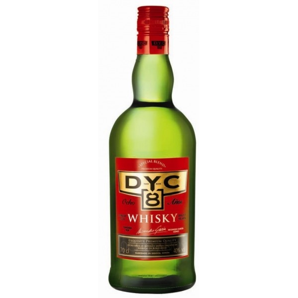 WHISKY DYC 8 AÑOS 70 CL