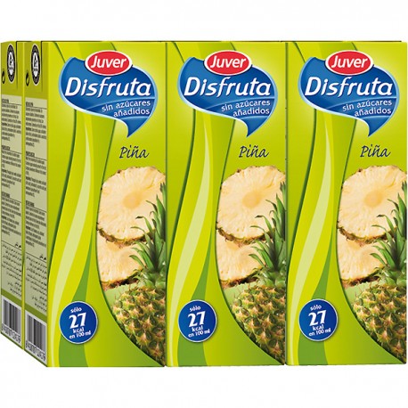 ZUMO DISFRUTA PIÑA PACK-6 JUVER