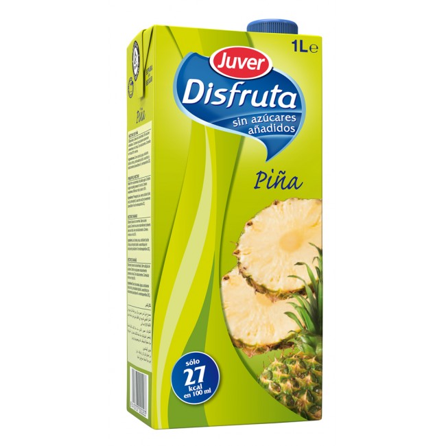 ZUMO PIÑA JUVER DISFRUTA S/AZU 1L 1U BRIK